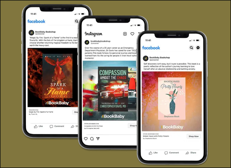 Step-by-step tutorial screenshot for creating Facebook ad campaign